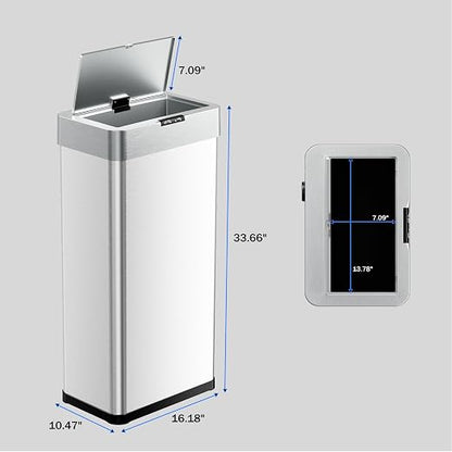 TLSUNNY 21.1 Gallon Motion Sensor Trash Can, Touchless Automatic Garbage Can - Image 2
