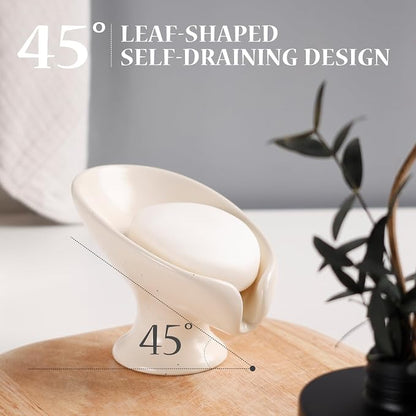 Soap Dish, Self Draining Bar Soap Holder - Image 3