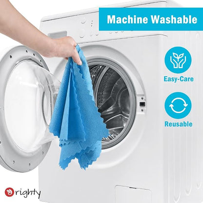 Orighty Cleaning Cloths, Shop Towels 50 Pack, Shop Rags Reusable, Microfiber - Image 7
