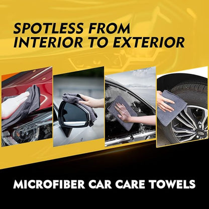 HOMEXCEL Microfiber Cleaning Cloth 12 Pack, 12.5 x 12.5 inch Microfiber Towels - Image 5