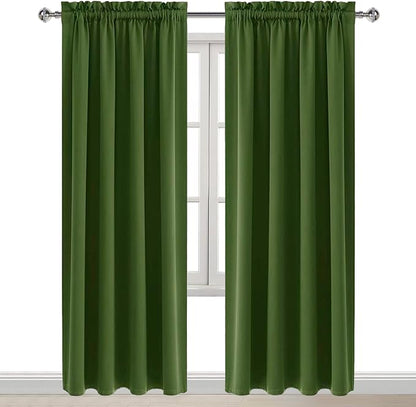 DWCN Blackout Curtains Room Darkening Thermal Insulated Bedroom Curtains Window - Image 9