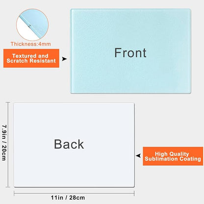 6Pcs Sublimation Cutting Board Blanks, 11x8 Inch Tempered Glass Sublimation - Image 2