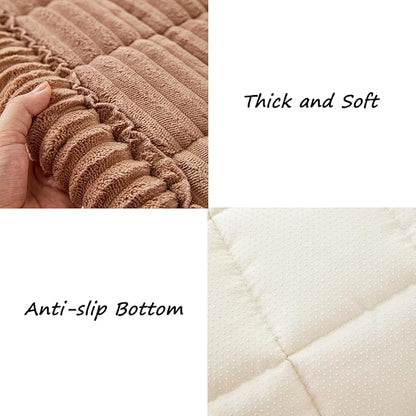 Couch Cover for Dogs Washable, Fuzzy Pet Couch Covers for 2 Cushion Sofa Pet - Image 5