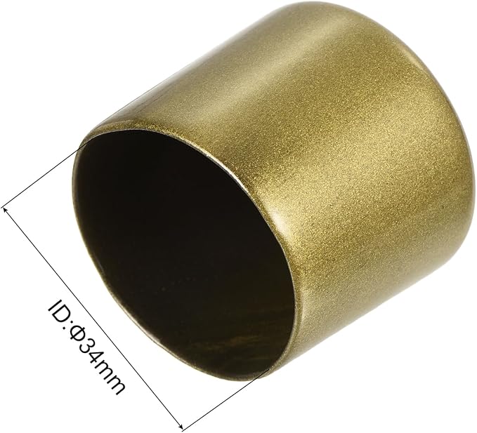 uxcell 20pcs Rubber End Caps 34mm ID Vinyl Round Tube Bolt Cap Cover Thread - Image 3