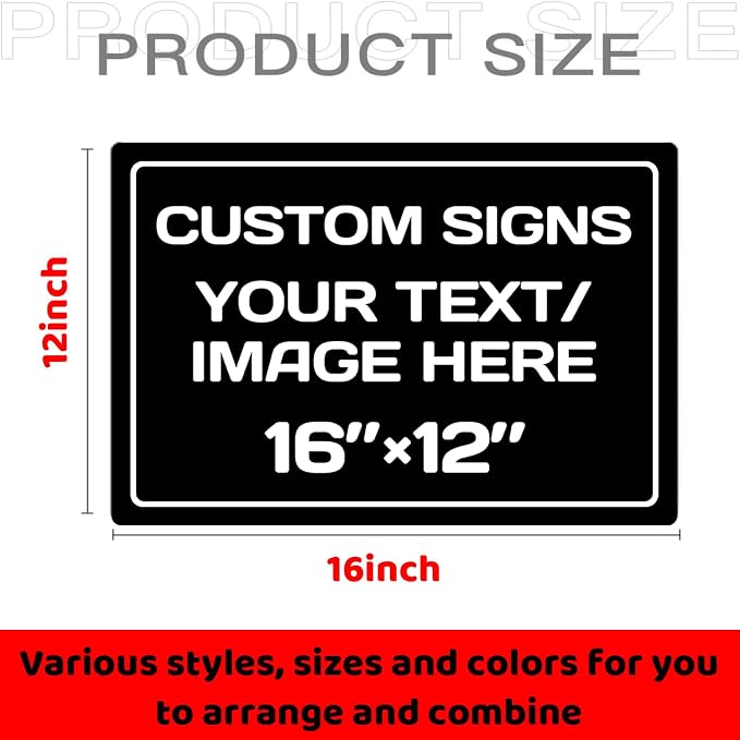 Personalized Aluminum Weatherproof Metal Signs - Image 2