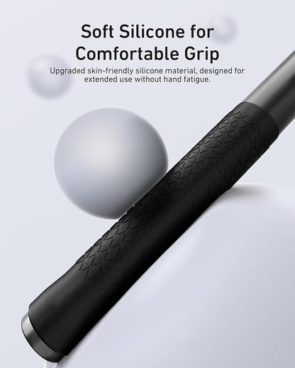 TELESIN 47" Extension Selfie Stick, Portable Handheld Invisible Monopod Pole for GoPro Hero 13 12 11 10 Insta360 X5 X4/DJI Osmo 360/Action 5 4 Pocket/AKASO Vlog Selfie Stick, Action Camera Accessories