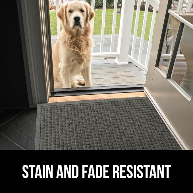 GORILLA GRIP Front Door Mat, Indoor Outdoor Ultra Absorbent HydroAbsorb Doormat - Image 10