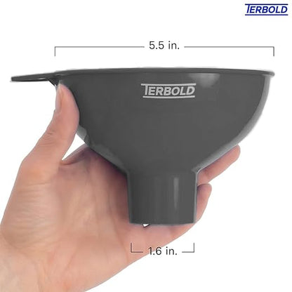 3pc Wide Mouth Canning Funnels for Filling Bottles and Mason Jars | Large Spout - Image 3