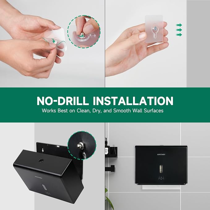 Wall-Mounted Paper Towel Dispenser – Fits Tri-Fold Towels up to 10x3.1 Inches - Image 5