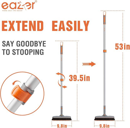 Eazer 53‘’ Grout Brush with Long Handle, 180°Rotation Tile Grout Cleaning Tool - Image 4