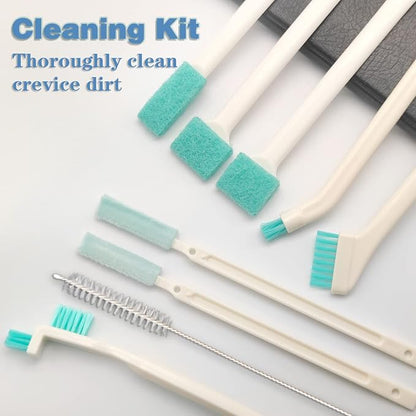 9 Pcs Small Household Cleaning Brushes by ELEMGULY, Deep Detail Crevice Brush - Image 6