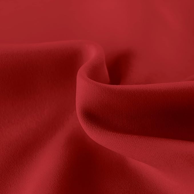 DWCN French Door Curtains – Rod Pocket Thermal Blackout Curtain - Image 4