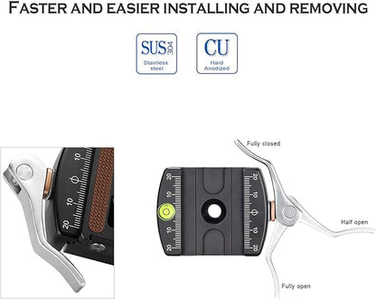 Leofoto Professional Camera Tripod, 63.4" Compact Carbon Fiber Tripod for DSLR Video Camcorder, 3 Leg Sections, 360° Ball Head, Max Load 20KG/44Lb (LS-323CX+LH-40LR)