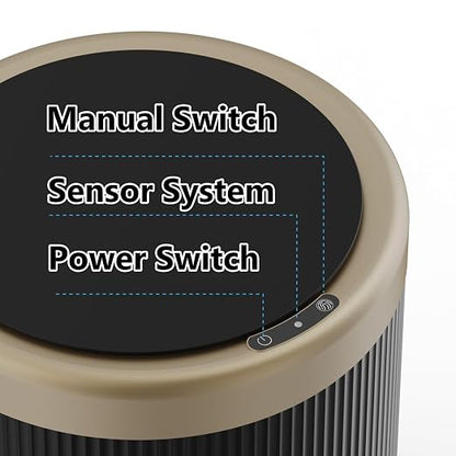 URALFA Automatic Motion Sensor Bathroom Trash Can - Image 5