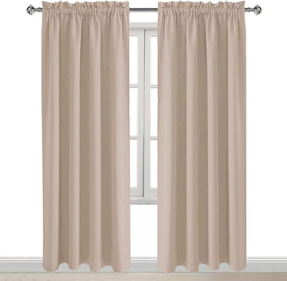 DWCN Blackout Curtains for Living Room Thermal Insulated, Energy Saving & Noise - Image 9