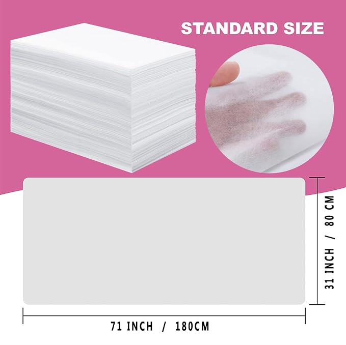400 Pcs Disposable Bed Sheets for Massage Table 31" x 71" Massage Table Sheet - Image 4