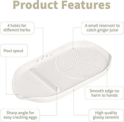 WhiteRhino 4 in 1 Ceramic Garlic Grater - Image 5