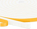 Door Weather Stripping for Doors and Window, Window Insulation Door Seal Tape, Self Adhesive Foam Gasket Tape, Foam Seal Strip Sliding Door Weather Strip, Energy-saving(3/8 in x 3/8 in x 33Ft)