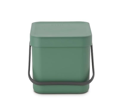 Brabantia Sort & Go Food Trash Can Small Countertop Kitchen Compost Caddy - Image 3