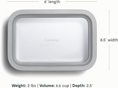 Caraway 2pc Glass Food Storage Set - Image 3