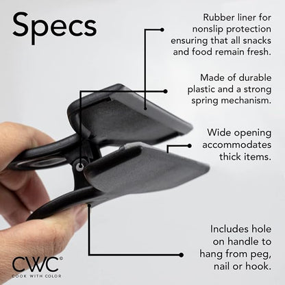 COOK WITH COLOR Bag Clips - Image 3