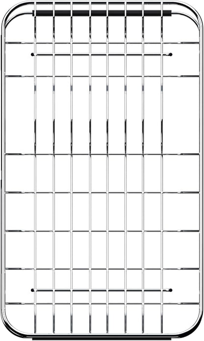 Stainless Steel Dish Drying Rack, Expandable Fruit & Vegetable Drain Rack over - Image 2