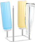 Water Bottle Drying Rack, Stainless Steel Bottle Dryer Rack, Baby Bottles Rack Dryer, Cup Drying Rack, Reusable Bag Drying Stand, Kitchen Stand Holder for Glass Bottles, Water Cups, Plastic Bag