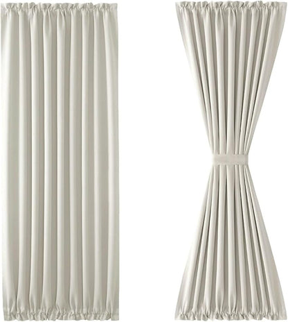 DWCN French Door Curtains – Rod Pocket Thermal Blackout Curtain - Image 7