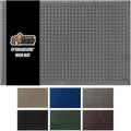 GORILLA GRIP Front Door Mat, Indoor Outdoor Ultra Absorbent HydroAbsorb Doormat, Absorbs Up to 1.7 Cups of Water, Stain and Fade Resistant, Rubber Backing Doormats, Captures Dirt, 29x17 Gray