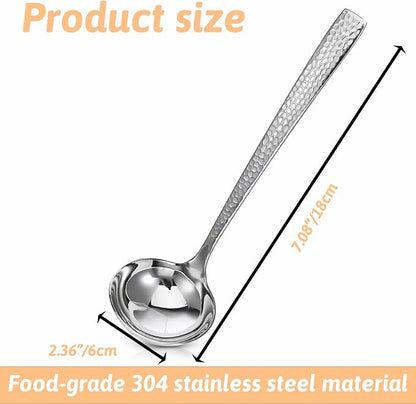 Gravy Ladle Stainless Steel 7.8'' Soup Ladles - Image 2