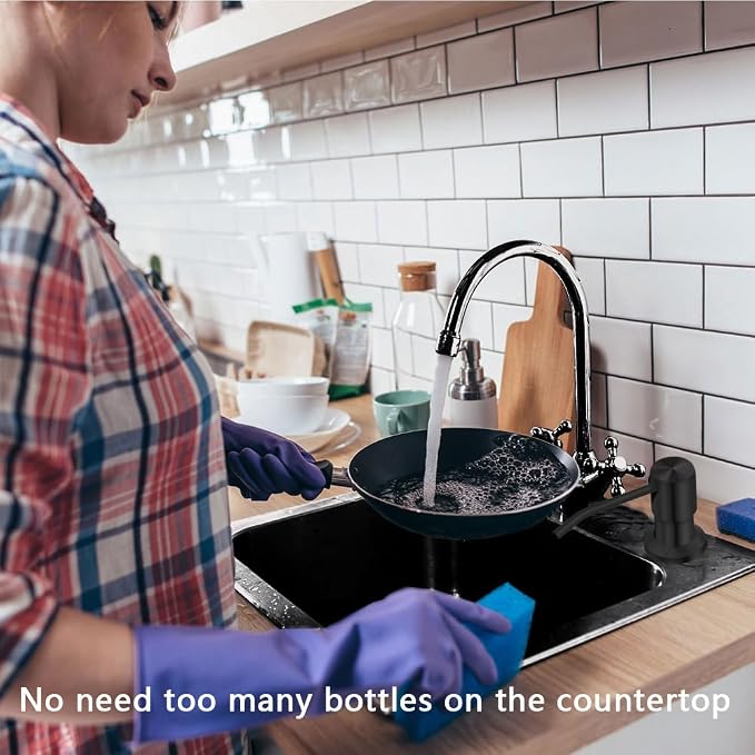 Soap Dispenser for Kitchen Sink, Countertop Soap Dispenser Pump, Say Goodbye to - Image 6