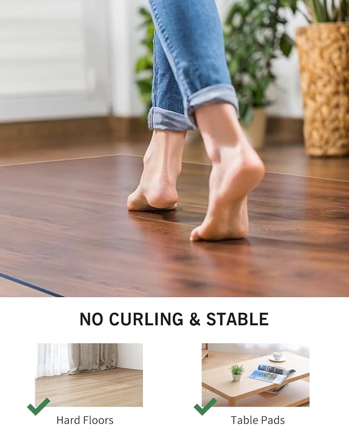 Area Mat for Floor, Waterproof Durable Hard Floor Protector for Dining Room - Image 4