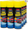 Stoner Car Care 91034-12PK Trim Shine – Vinyl and Plastic Protectant for Interior and Exterior Detailing, Restores OEM Color, Adds Shine, UV and Water Protection – 12 oz (Pack of 12)