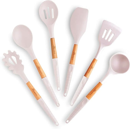 Silicone Cooking Utensils Set 6 Piece – Heat Resistant up to 480°F, BPA Free & - Image 7