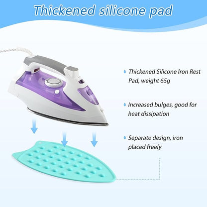 Orange Halloween Bat Castle 01 Ironing Mat - Image 3