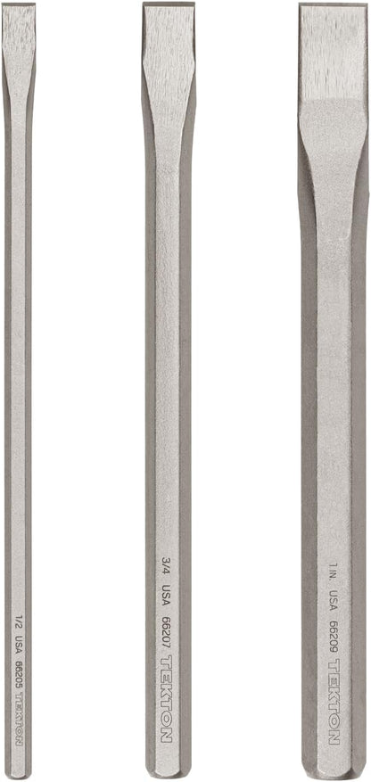 TEKTON Long Cold Chisel Set, 3-Piece | 66506 by TEKTON
