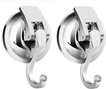 Suction Cup Hooks for Shower, Glass Door, Tile – Loofah, Bath Robe Hook Holder by Apkhgtb