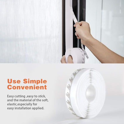 26 Feet Silicone Seal Strip, Weather Stripping Seal Tape - Image 5