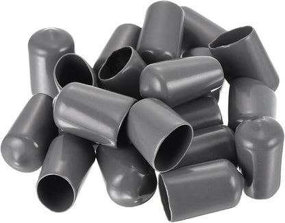 uxcell 20pcs Rubber End Caps 13mm ID Vinyl PVC Round Tube Bolt Cap Cover Screw - Image 4