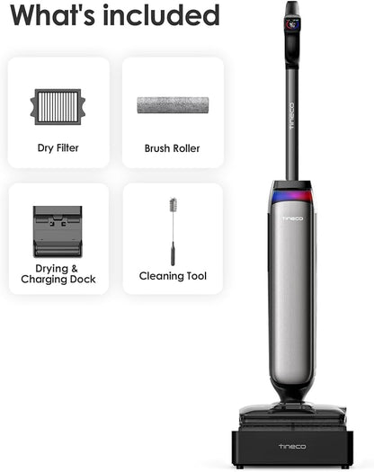 Tineco Floor One S9 Artist Steam Wet Dry Vacuum Cleaner, High-temp Steam - Image 9
