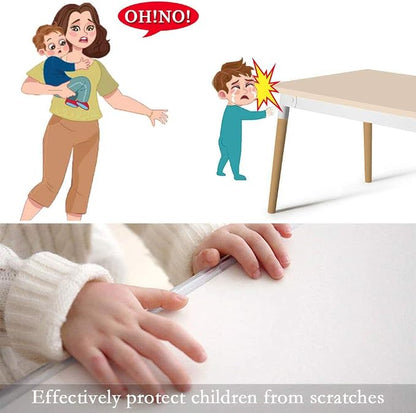 Edge Protector 100% Silicone, Baby Proofing Clear Table Corners Guards - Image 6