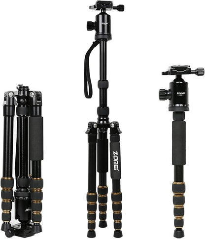 ZoMei Z669 Magnesium Aluminum Alloy Travel Camera Tripod with Ball Head for Canon,Sony,DSLR