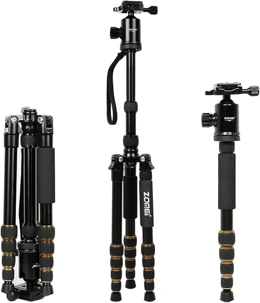 ZoMei Z669 Magnesium Aluminum Alloy Travel Camera Tripod with Ball Head for Canon,Sony,DSLR