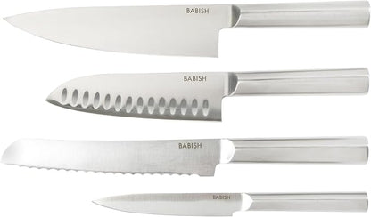 Babish 5 Piece 1.4116 German Steel Magnetic Knife Block Set Babish 5-Piece - Image 4