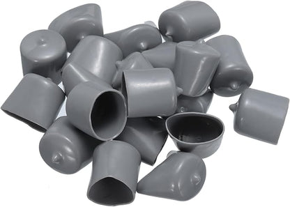 uxcell 20pcs Rubber End Caps 25mm ID Vinyl PVC Round Tube Bolt Cap Cover Screw - Image 4