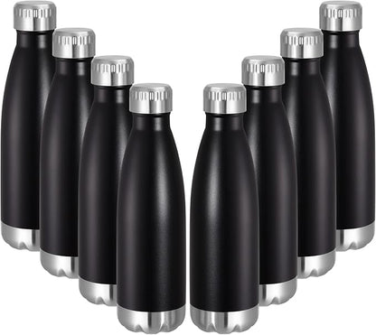 VEGOND 17oz Stainless Steel Water Bottles Bulk, Reusable Metal Sports Water by VEGOND
