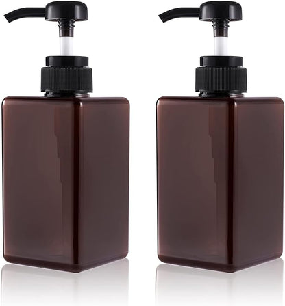 Pump Bottle, Refillable Plastic Empty Lotion Soap Dispenser Liquid Container by JiatuA