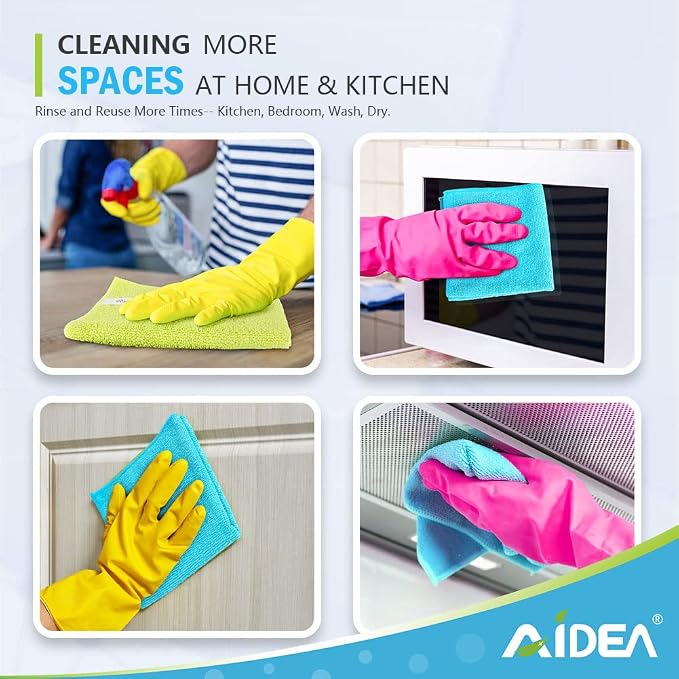 AIDEA Microfiber Cleaning Cloth-24PK, Soft Microfiber Towels - Image 7