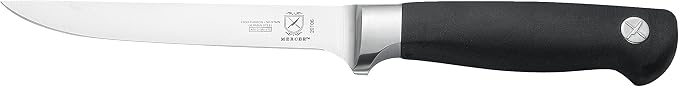 Mercer Culinary M20050 Genesis 6-Piece Wood / Glass Knife Block Set - Image 9