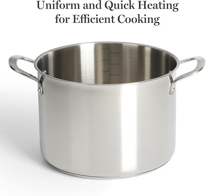 Martha Stewart Castelle 10 Piece 18/8 Durable Stainless Steel Induction Safe - Image 4